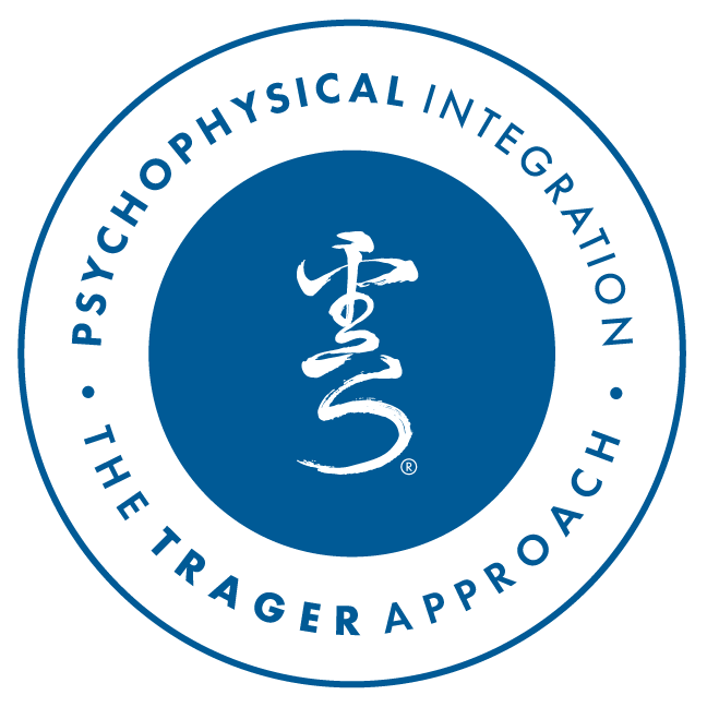 The Dancing Cloud symbol representing the Trager Approach and pain relief.